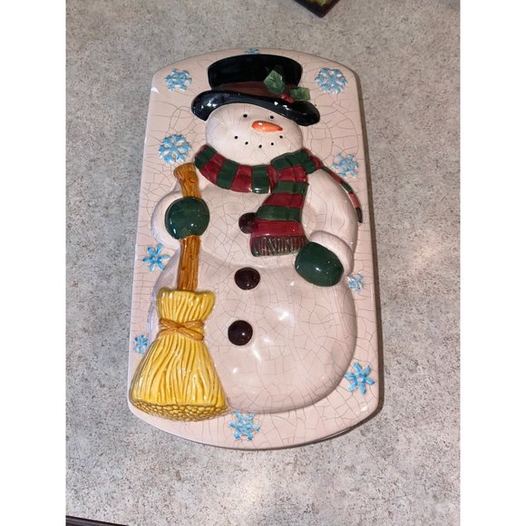 Vintage New Debco Loaf Pan with SnowMan Lid - Picture 2 of 6